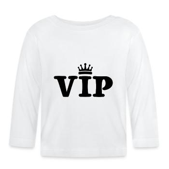 VIP - Baby Bio-Langarmshirt - Weiß - Vorne