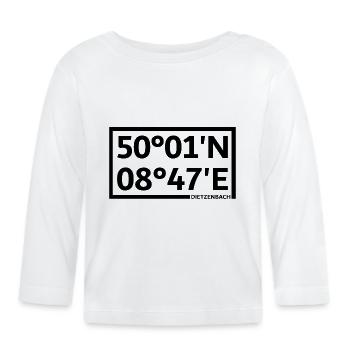 Dietzenbach coordinates - Organic Baby Long Sleeve T-Shirt - white - Front