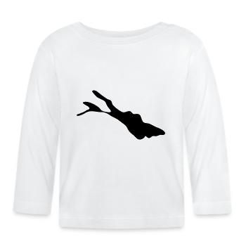 Lac de Constance - T-shirt manches longues bio Bébé - blanc - Devant