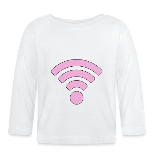 wifi t-shirt - Ekologisk långärmad T-shirt baby