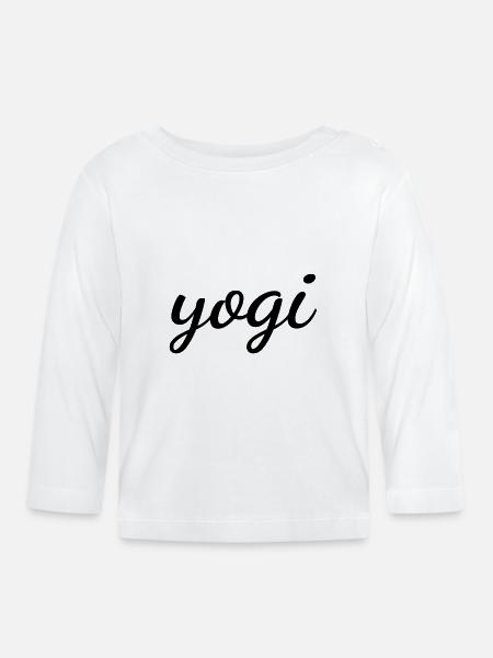 yogi - Baby Bio-Langarmshirt - Weiß