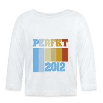 2012 - Baby Bio-Langarmshirt - Weiß - Vorne