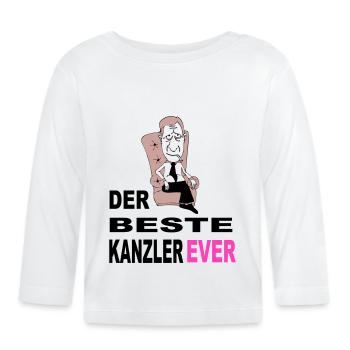 Schmidt Helmut - Baby Bio-Langarmshirt - Weiß - Vorne