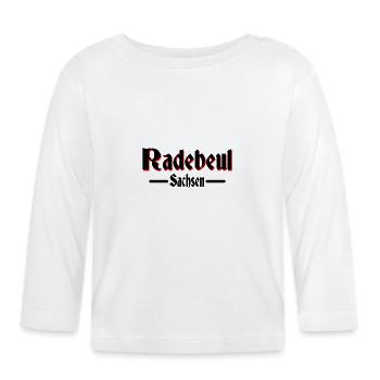 Radebeul - Baby Bio-Langarmshirt - Weiß - Vorne