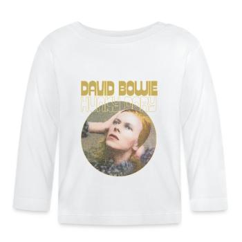 David Bowie Hunky Dory Album Cover - Organic Baby Long Sleeve T-Shirt - white - Front