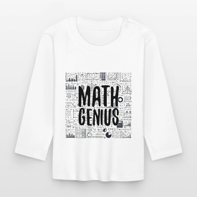 Math Genius Math Genius Math Gift Organic Baby Long Sleeve T-Shirt
