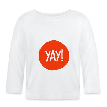 Yay Stylish Fashion - Baby Bio-Langarmshirt - Weiß - Vorne