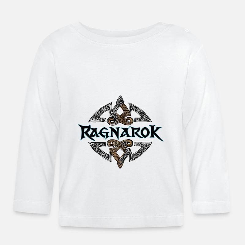 ragnarok - Baby Bio-Langarmshirt - Weiß