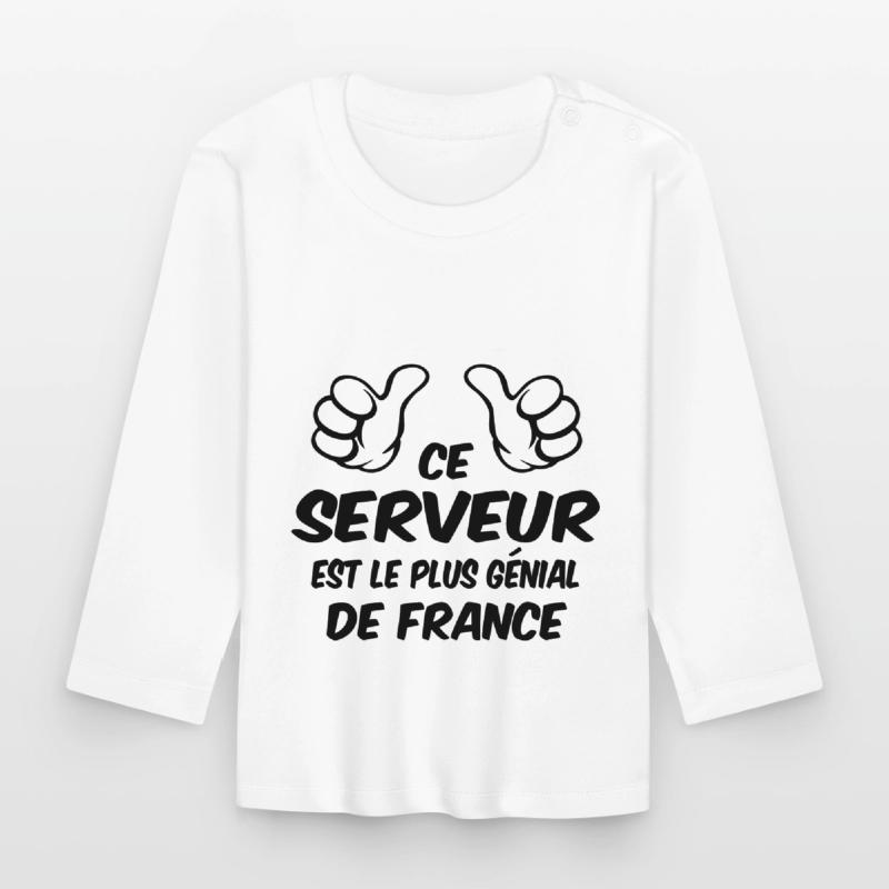 BESTER SERVER Baby Bio-Langarmshirt