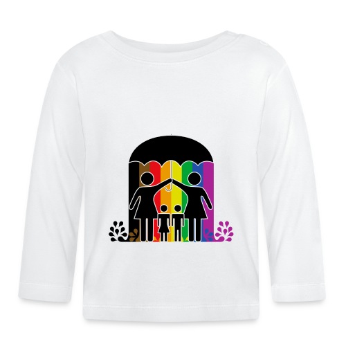 Pride umbrella 1 - Ekologisk långärmad T-shirt baby