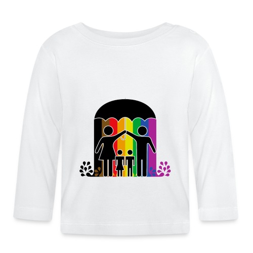 Pride umbrella 2 - Ekologisk långärmad T-shirt baby