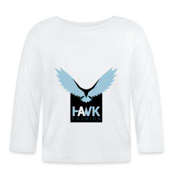 HAWK - Organic Baby Long Sleeve T-Shirt - white - Front