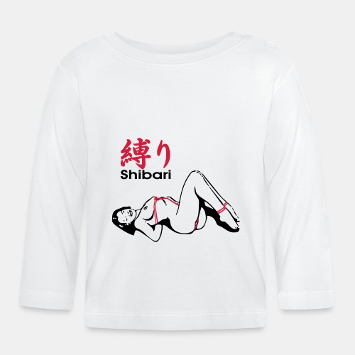 bound Shibari 2col - Baby Bio-Langarmshirt