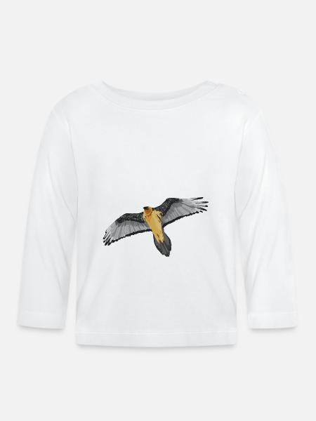 Bärtige Geier - Baby Bio-Langarmshirt - Weiß