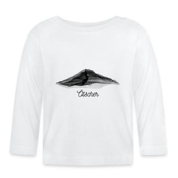 Ötscher Berg - Conception de chemise avec police - T-shirt manches longues bio Bébé - blanc - Devant