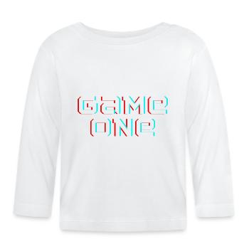 Game one - Baby Bio-Langarmshirt - Weiß - Vorne
