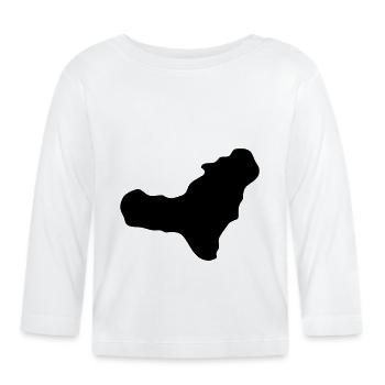 El Hierro - T-shirt manches longues bio Bébé - blanc - Devant