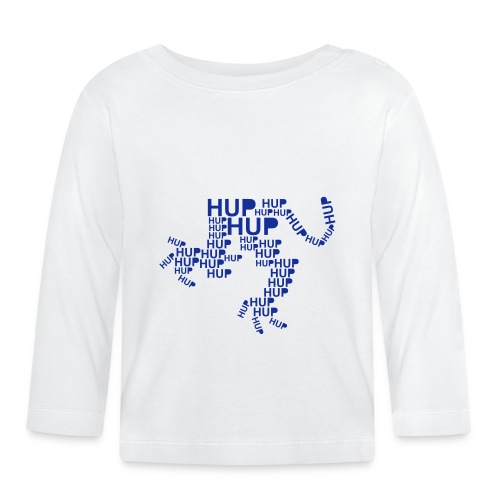 hup lion bottom - Organic Baby Long Sleeve T-Shirt