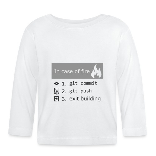 Fire Commit - Bio-shirt met lange mouwen voor baby’s