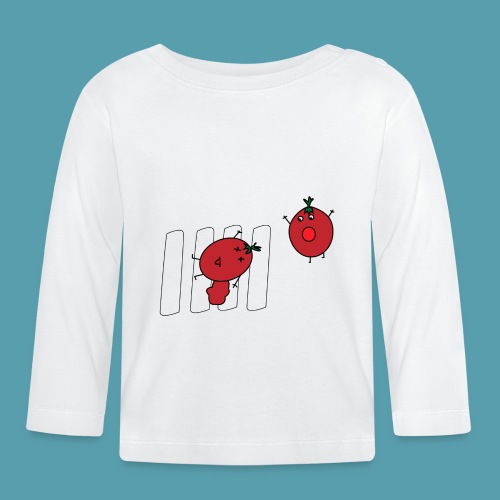 tomaatit - Vauvan luomuruopitkähihainen paita