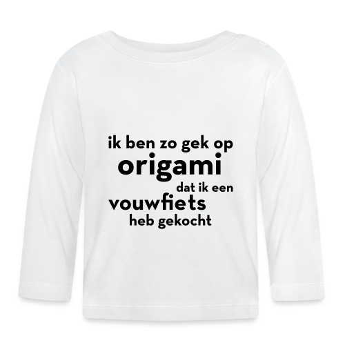 Origami - Vouwfiets - T-shirt