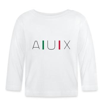 AUX Augsburg - Baby Bio-Langarmshirt - Weiß - Vorne