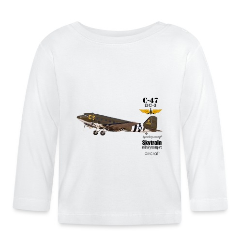 DC-3 C-47 - Baby Bio-Langarmshirt