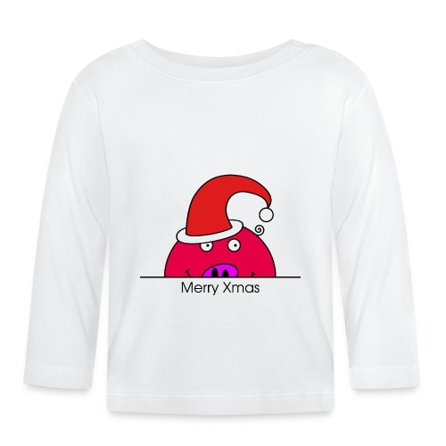 Happy Rosanna - Merry Xmas - T-shirt manches longues bio Bébé