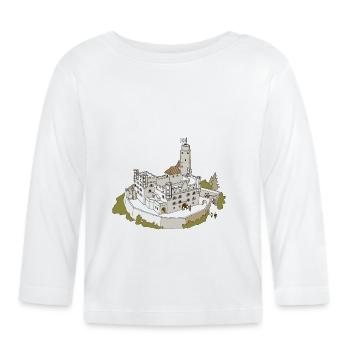 Château de Sunshine - T-shirt manches longues bio Bébé - blanc - Devant