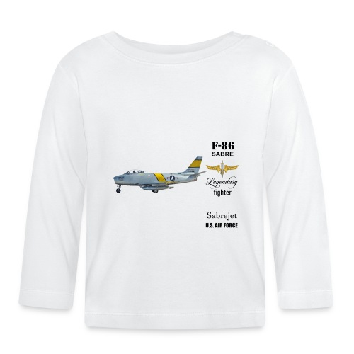 F-86 Sabre - Baby Bio-Langarmshirt