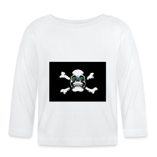 Warning Skull - Vauvan luomuruopitkähihainen paita