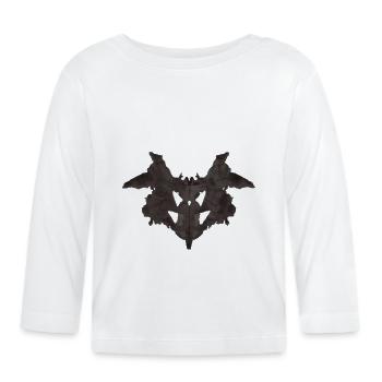 Artichok thème Rorschach test n ° 01 - Organic Baby Long Sleeve T-Shirt - white - Front