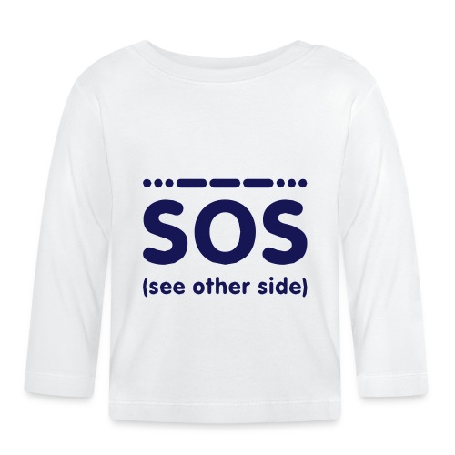 SOS - Bio-shirt met lange mouwen voor baby’s