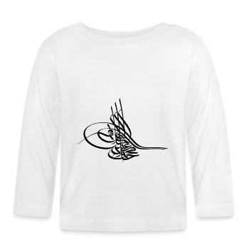 Osmanli Tugra - Baby Bio-Langarmshirt - Weiß - Vorne