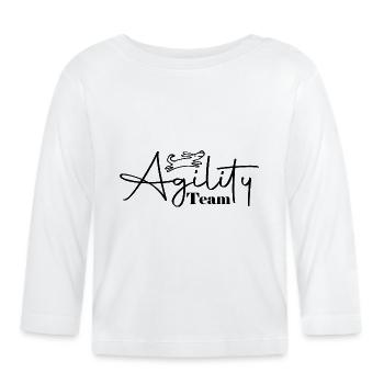 Agility - Baby Bio-Langarmshirt - Weiß - Vorne