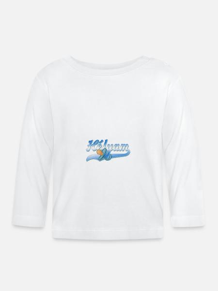 Helyam Baby - Baby Bio-Langarmshirt - Weiß