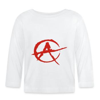 Anarchy - Organic Baby Long Sleeve T-Shirt - white - Front