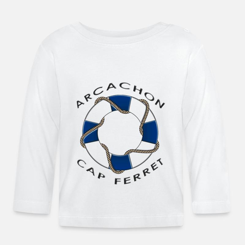 bouée de sauvetage3 - T-shirt manches longues bio Bébé - blanc