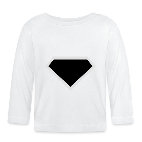 Diamond Black - Two colors customizable - Bio-shirt met lange mouwen voor baby’s