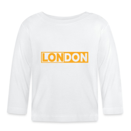 London Souvenir London - Baby Bio-Langarmshirt