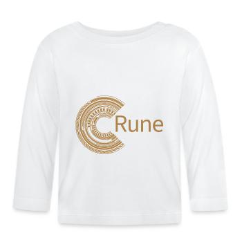 Pour Rune - T-shirt manches longues bio Bébé - blanc - Devant
