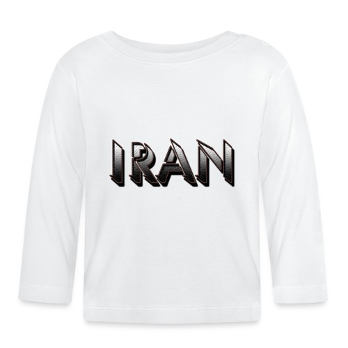 Iran 8 - Langærmet babyshirt af  økologisk bomuld