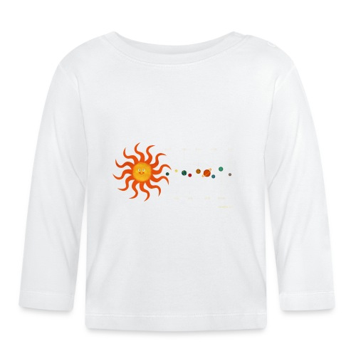 Solar System - Organic Baby Long Sleeve T-Shirt