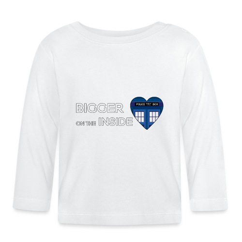 Tardis Heart - Organic Baby Long Sleeve T-Shirt