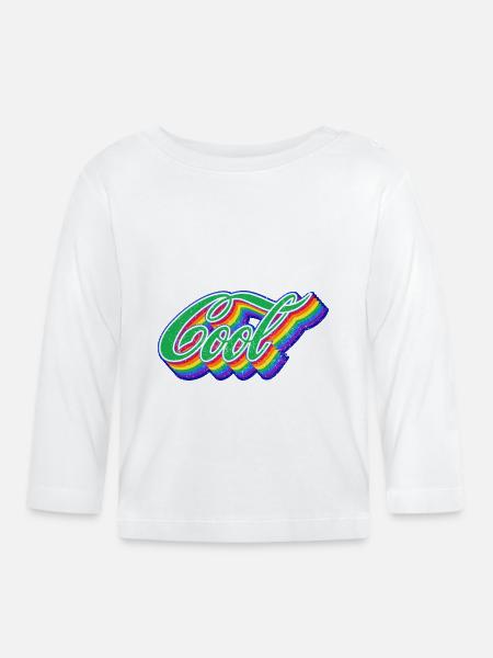 cool - Baby Bio-Langarmshirt - Weiß