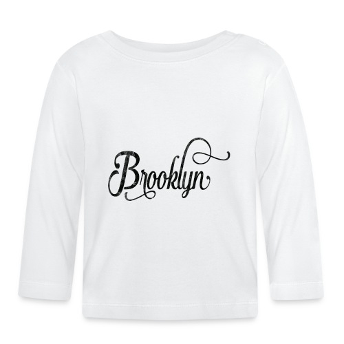 Brooklyn typography vintage - Baby Long Sleeve T-Shirt
