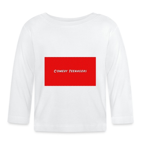 Red Comedy Teenagers T Shirt - Ekologisk långärmad T-shirt baby