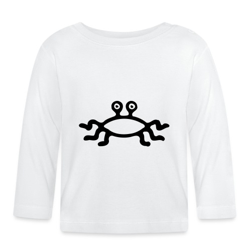Flying Spaghetti Monster - Bio-shirt met lange mouwen voor baby’s