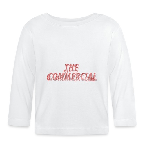 The Commercial #2 (Salmon Long Strokes) - Organic Baby Long Sleeve T-Shirt