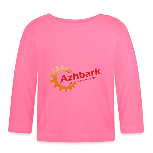 Azhbark Logo - Langærmet babyshirt af  økologisk bomuld